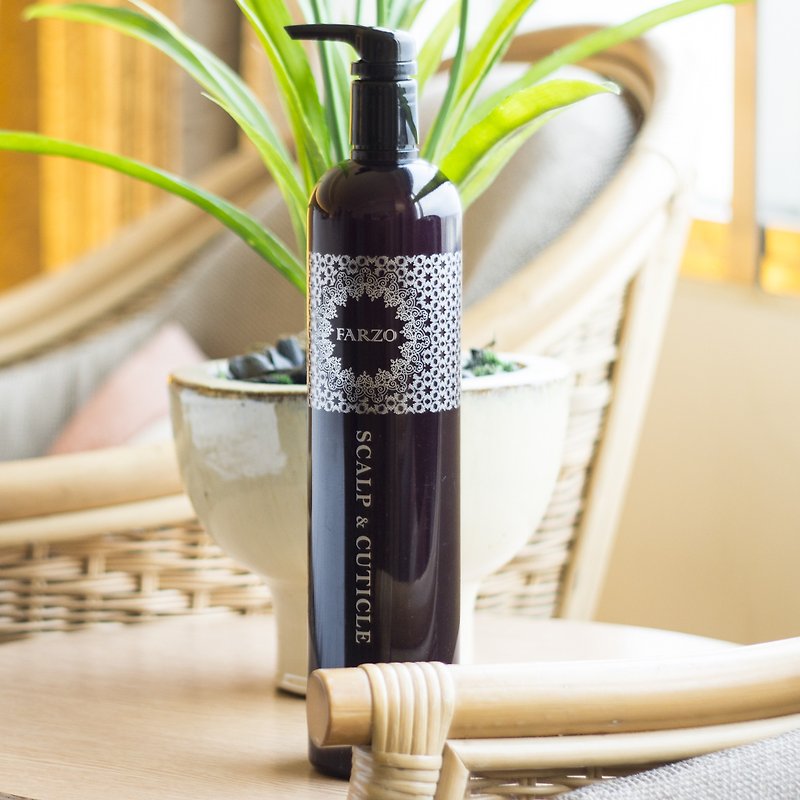 [Farzo] Faros Organic Extract Caffeine-Free Hair Shampoo 1000ml - Shampoos - Plants & Flowers Purple