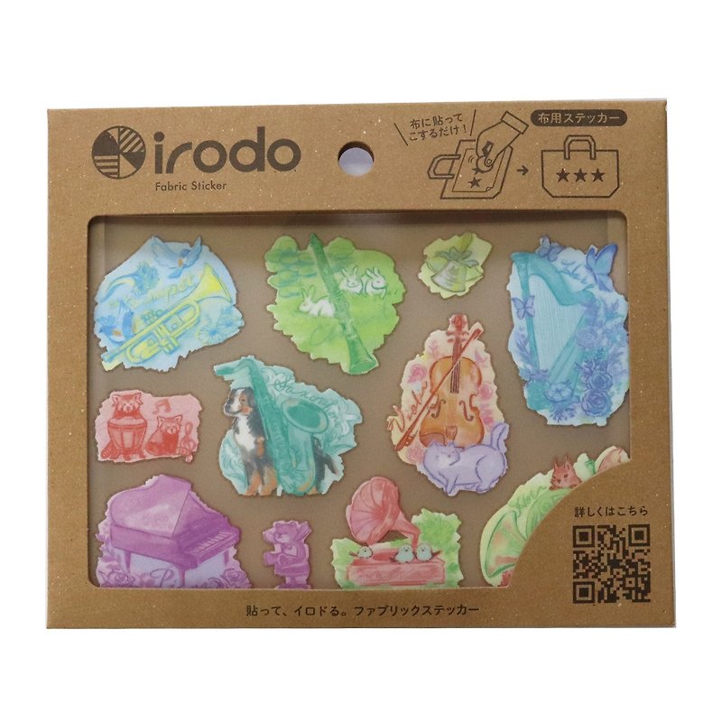 [irodo] Animal Music (non-iron fabric transfer stickers) - สติกเกอร์ - วัสดุอื่นๆ หลากหลายสี