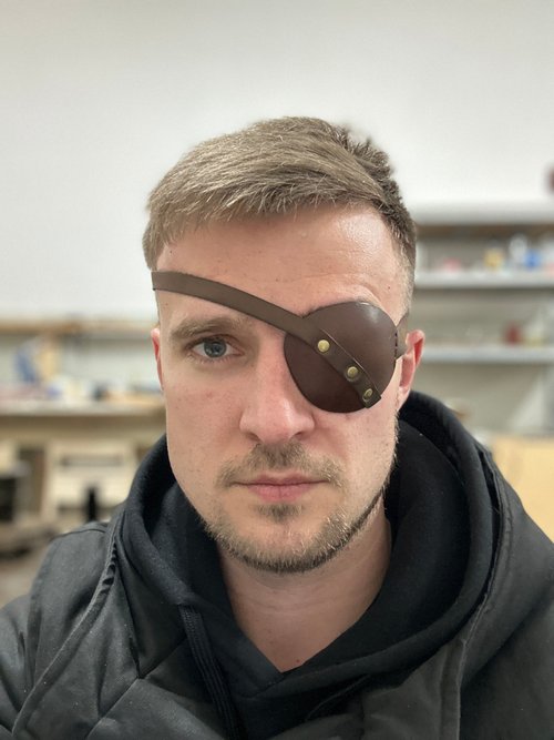 Metal Gear Solid Eye Patch, Leather Eye Patch, Man Eye Patch