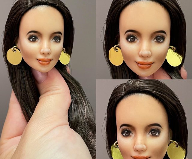 Repainting cheap barbie dolls