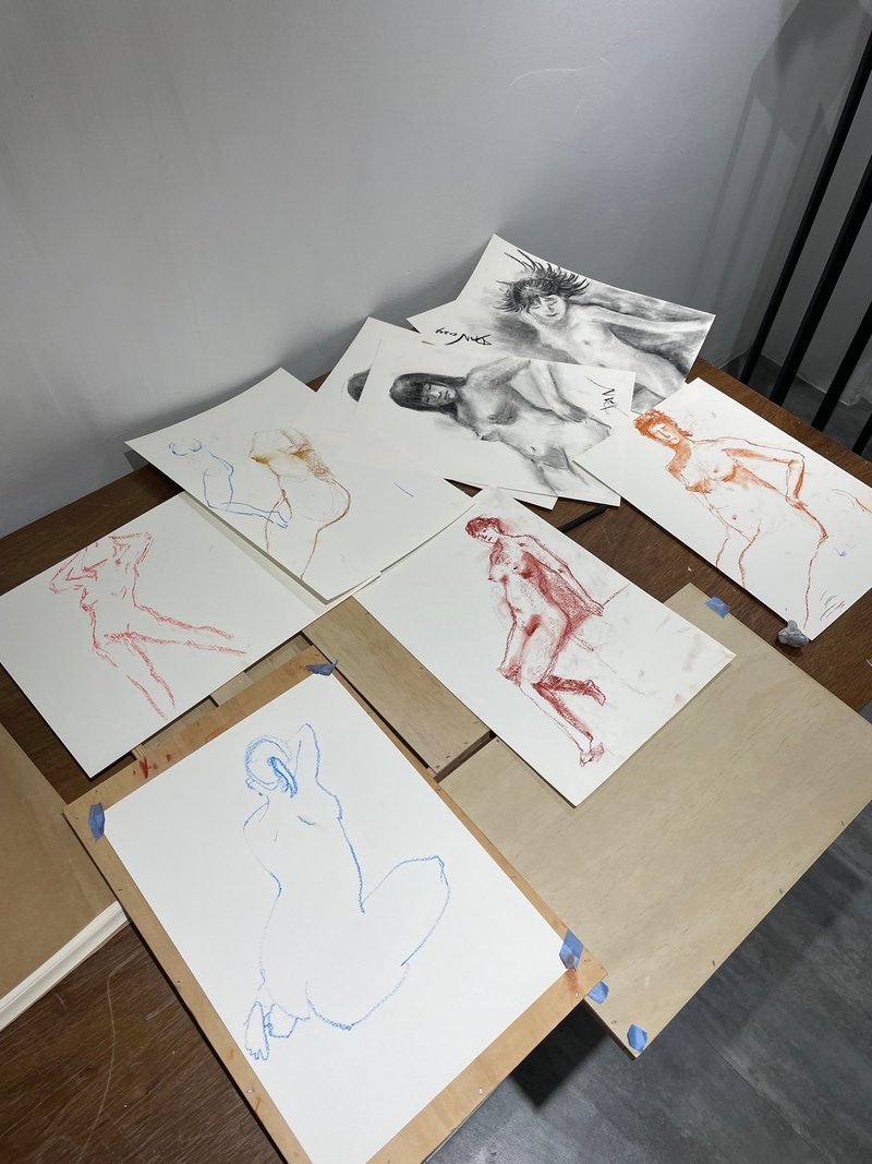 裸體模特速寫工作坊    New Taipei Life Drawing - 插畫/繪畫/寫字 - 紙 