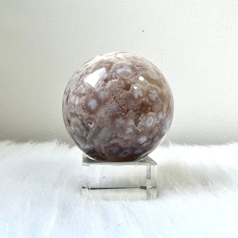 粉櫻花瑪瑙球 | 水晶 | 水晶球 | 水晶擺件 - 擺飾/家飾品 - 水晶 多色