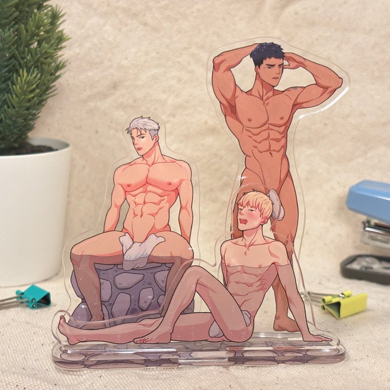 男孩壓克力立牌 - 公仔/玩偶 - 壓克力 