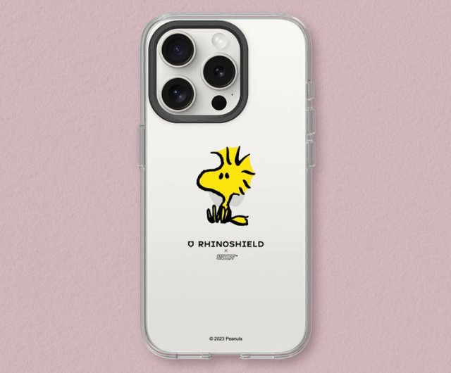 Clear anti fall phone case Snoopy Classic Woodstock for iPhone