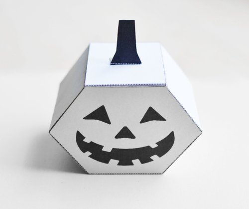HOBBYMO DIY Paper Pumpkin Treat Box 3D Papercraft PDF