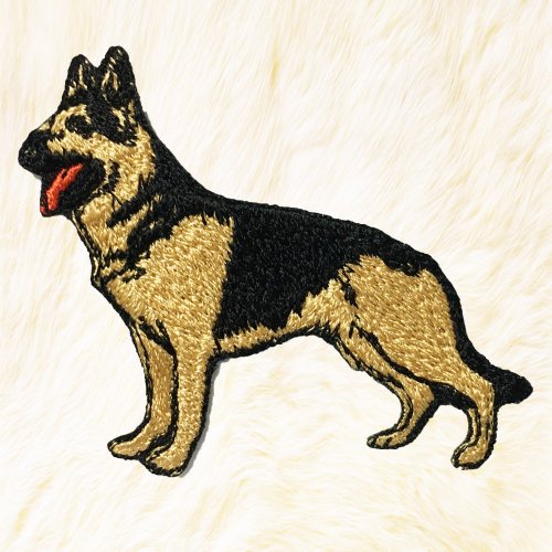 24PlanetsStudio German Shepherd Dog Iron on Patch Buy 3 Get 1 Free
