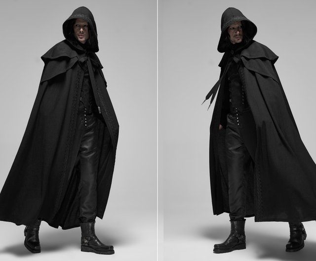 ロココ儀式暗殺者魔女帽子長いマント - ショップ PUNK RAVE アウター