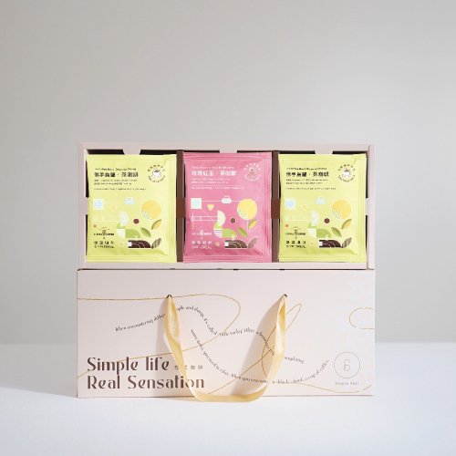 SIMPLEREAL 想望咖啡 茶咖啡 浸泡包禮盒 佛手烏龍/玫瑰紅玉2款風味 20入/30入禮盒