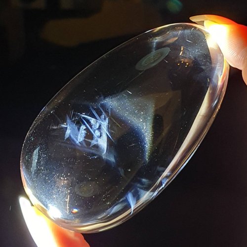 高品質❣️ シトリン　ブルーニードルクォーツ　エンジェルフェザー　印材　底面磨き 高品質❣️ シトリン ブルーニードルクォーツ エンジェル