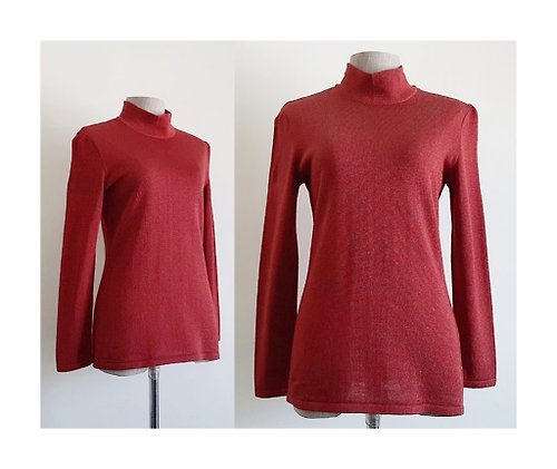 PaiissaraEveryday SALVATORE FERRAGAMO Vintage Red Knit Sweater