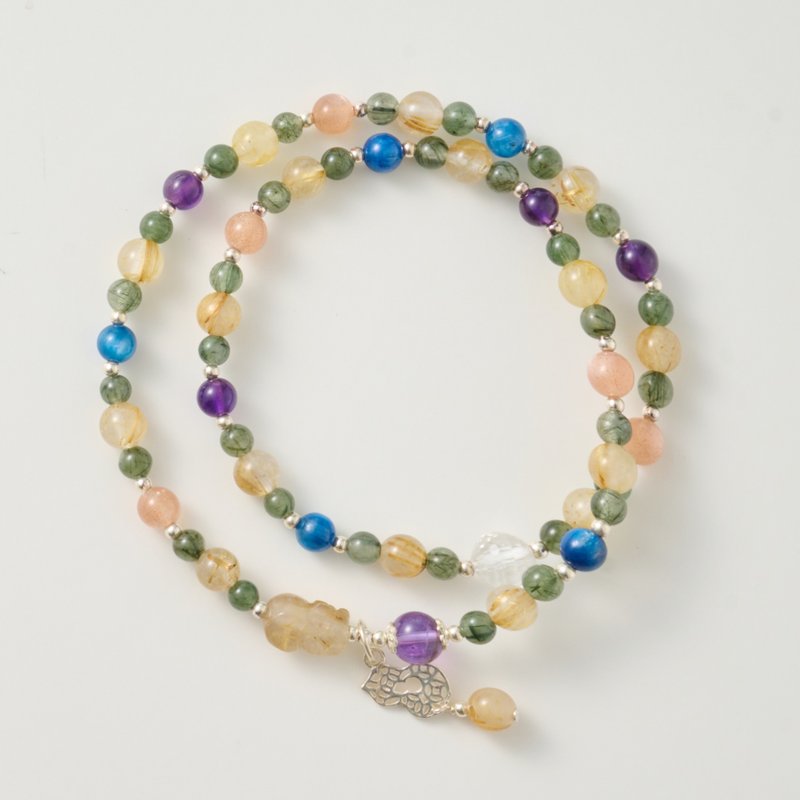 Iris Rainbow Goddess~Angel Series Bracelet D - Bracelets - Jade Multicolor