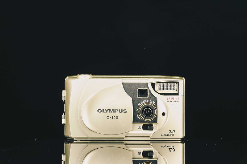 OLYMPUS C-120 #4068 #CCD Digital Camera - กล้อง - โลหะ สีดำ