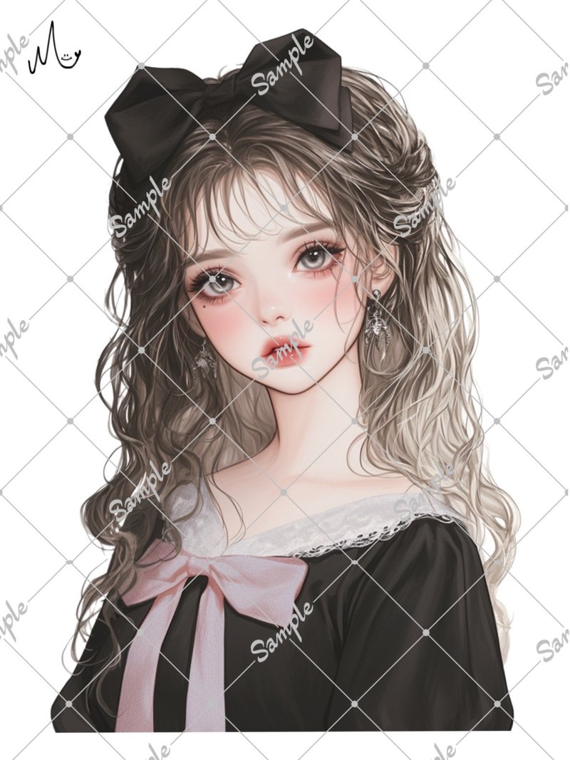 オリジナル人物ステッカー - 貼紙 - 紙 