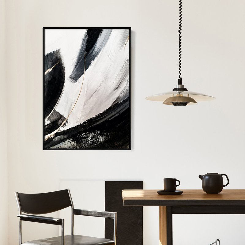 Moving Ink I - Ink, Wall Prints, Wall Decor,  Industrial - โปสเตอร์ - ผ้าฝ้าย/ผ้าลินิน หลากหลายสี