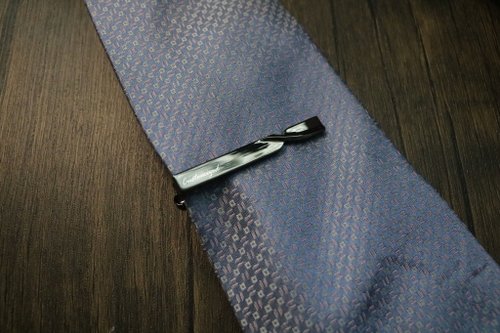 シルバー ネクタイピン ストライプデザイン Dunhill - 【美品】dunhill ネクタイピン ストライプデザイン