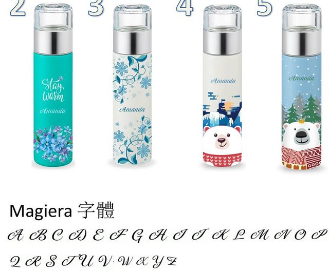 Personalised Thermometer Mug】Letter Bottle/Travel Mug/Tea Pot/Coffee Mug -  Shop po-selected Cups - Pinkoi