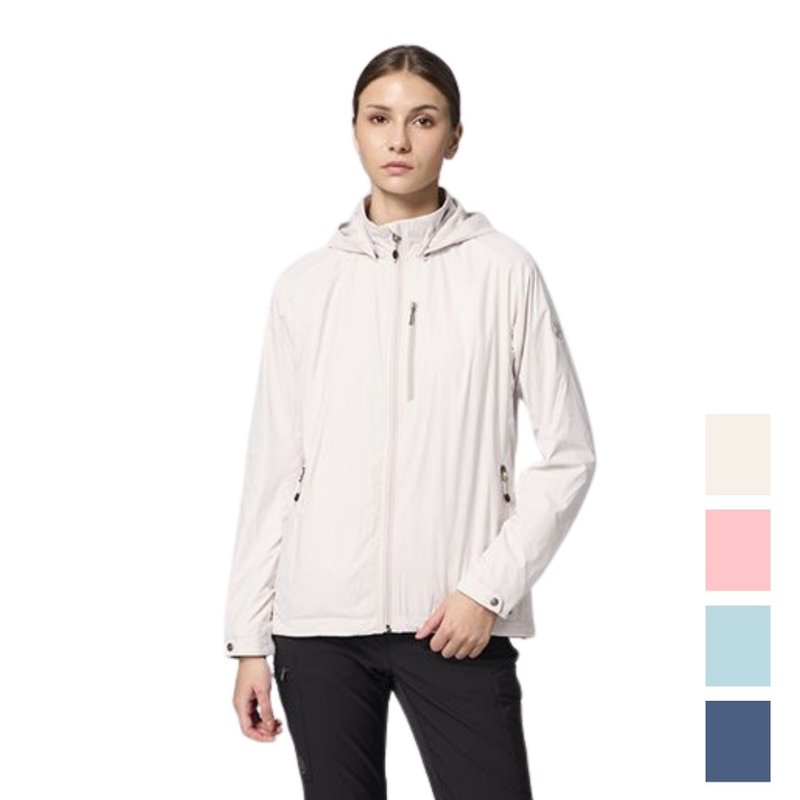 【Wildland 荒野】輕量天鵝絨防風防潑保暖外套 女 0B32907 - 女裝外套/大衣 - 聚酯纖維 灰色