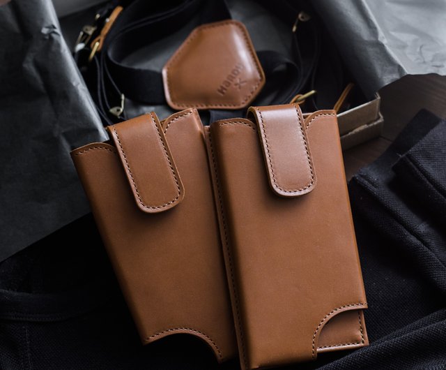 Leather Holster Bag Phone Shoulder Case Sling Pockets and Wallet / Leather  Strap - Shop HARDY Messenger Bags & Sling Bags - Pinkoi