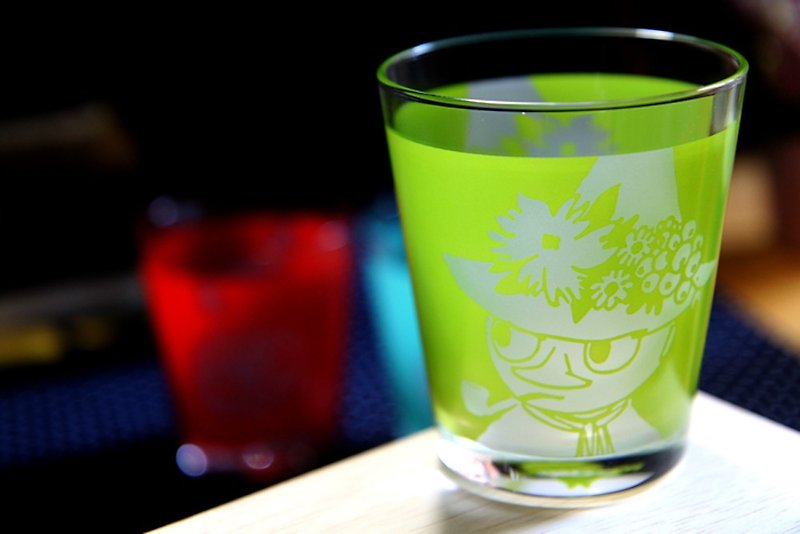 MOOMIN嚕嚕米-表情系列1入玻璃杯(阿金) - 杯/玻璃杯 - 玻璃 