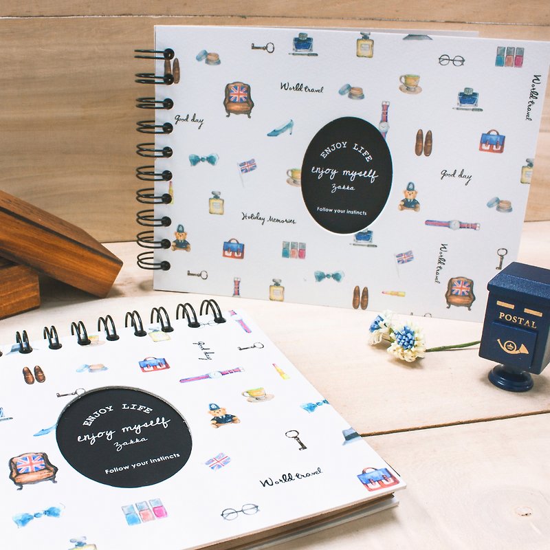 Boge stationery x taste life [phase this hand] M two colors - Notebooks & Journals - Paper White