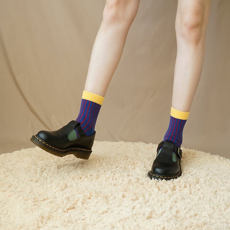 原創設計系列條紋襪子 st04 - 襪子 - 棉．麻 