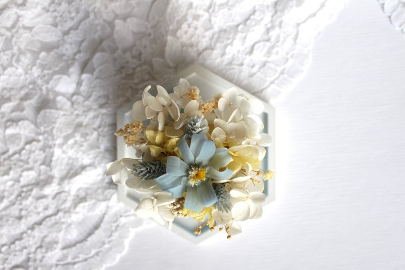 Elf Garden Series: White Lover (Handmade) - Dried Flowers & Bouquets - Plants & Flowers Blue