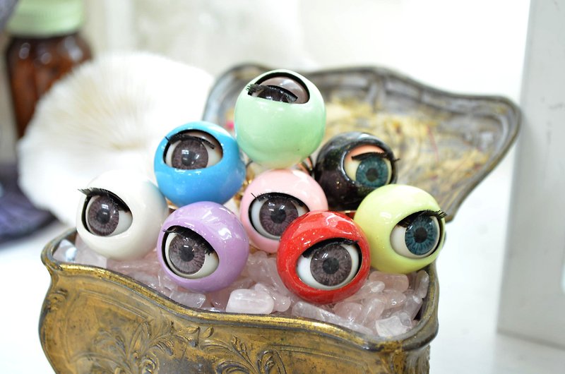 TIMBEE LO Shinny Signature Active Bling Eyeball Ring 18mm - General Rings - Other Metals Multicolor