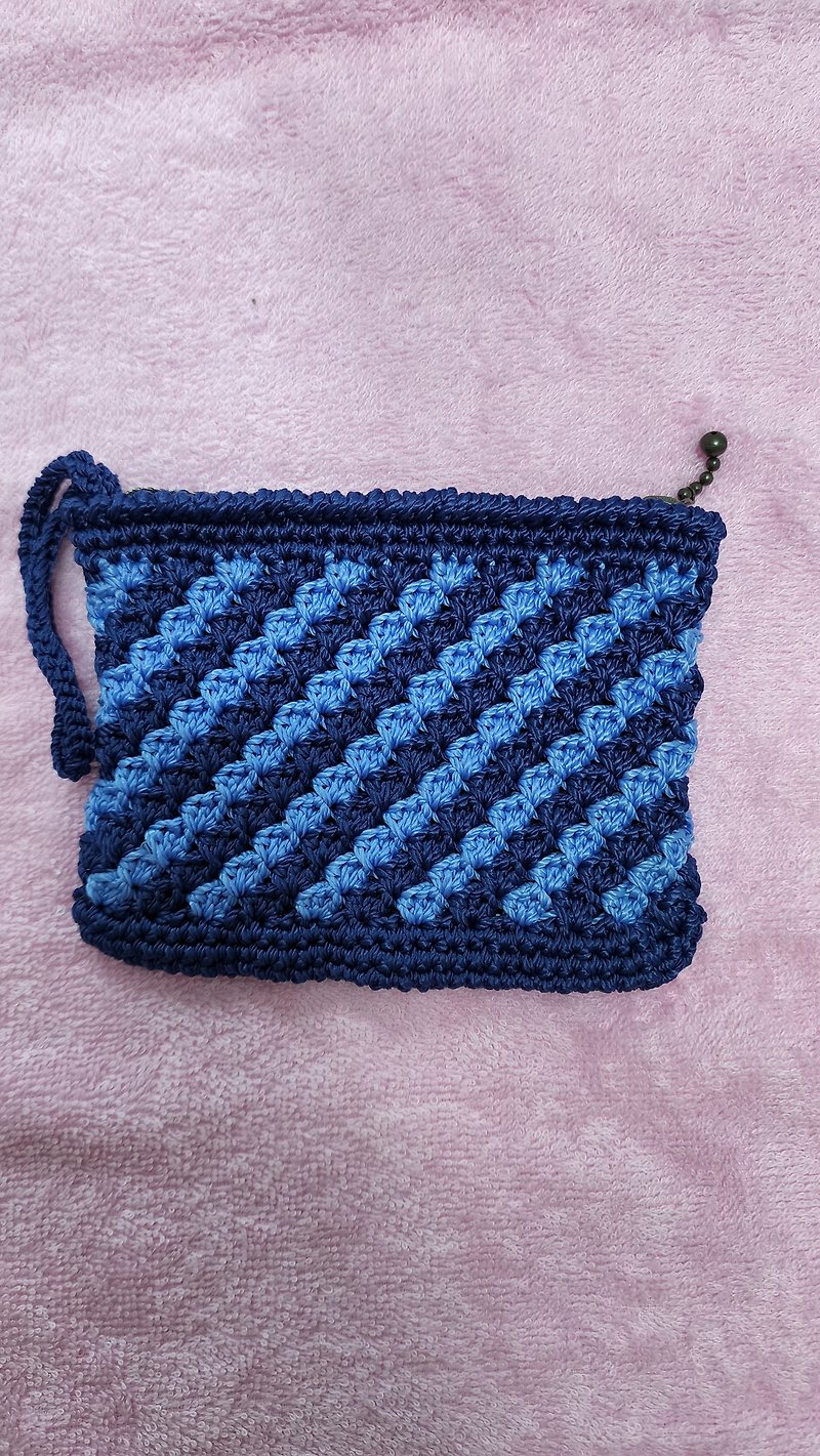 Blue Twill Wallet - Coin Purses - Polyester 