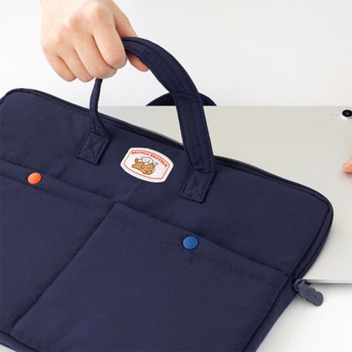 【ROMANE】Brunch Brother Poodle Open Laptop Pouch 13” ROMANE Poodle 13