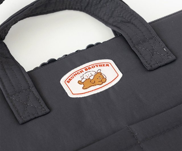 【ROMANE】Brunch Brother Poodle Open Laptop Pouch 13” Romane Brunch Brother Poodle Cloth 13