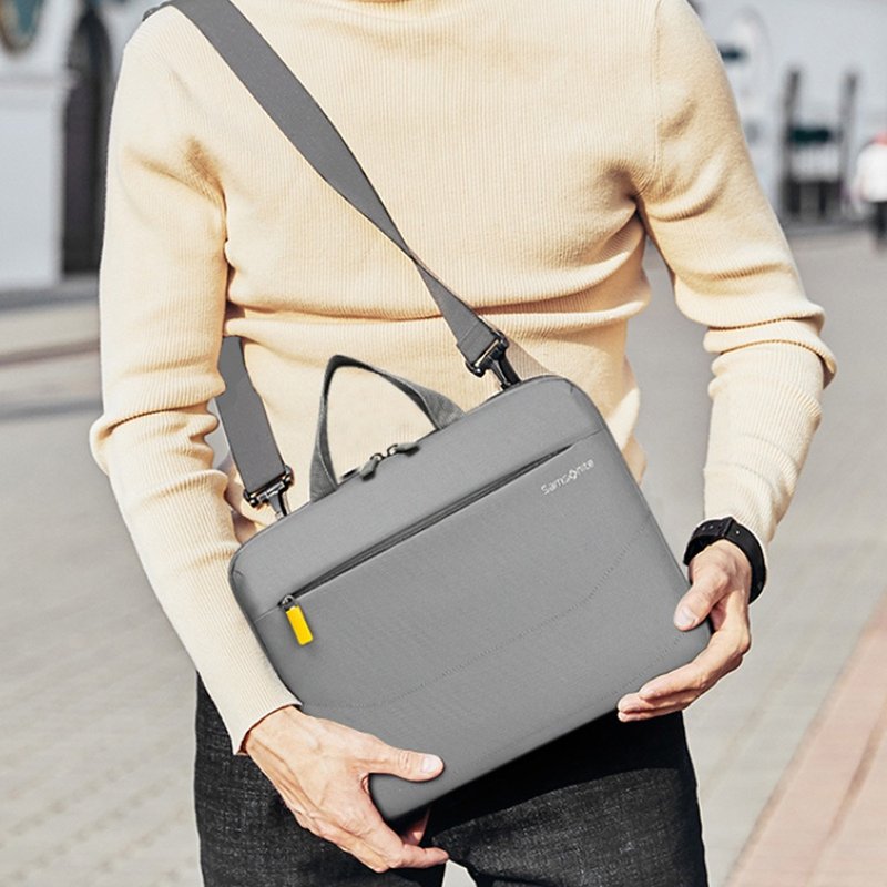 Samsonite DENDI-ICT BP5*001 13吋 /14吋 筆電手提包 - 灰色 - 電腦包/筆電包 - 聚酯纖維 灰色