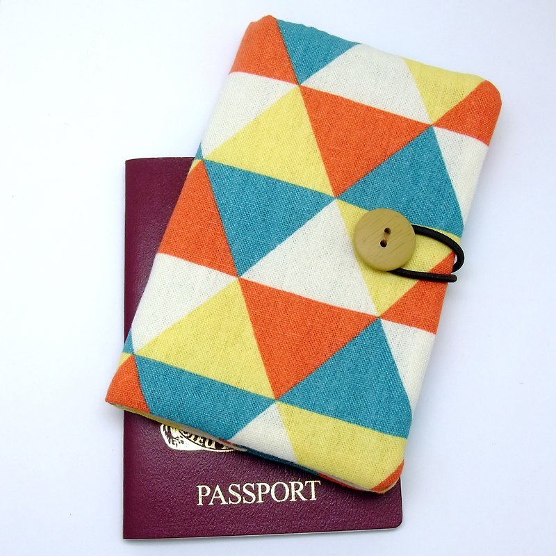Passport cloth cover, protective cover, passport holder (PC-6) - Passport Holders & Cases - Cotton & Hemp Multicolor