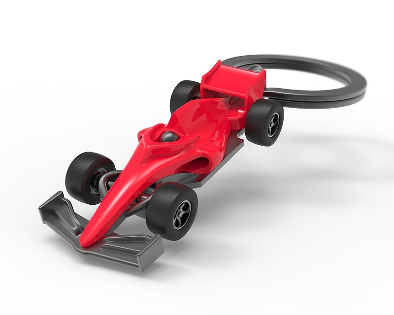 [Metalmorphose] MTM Formula Racing Keychain Car Model/Pendant/Gift - ที่ห้อยกุญแจ - โลหะ สีแดง