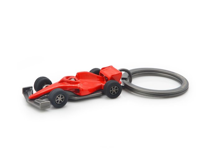 Formula Racer Concept Car Key Ring - by metalmorphose