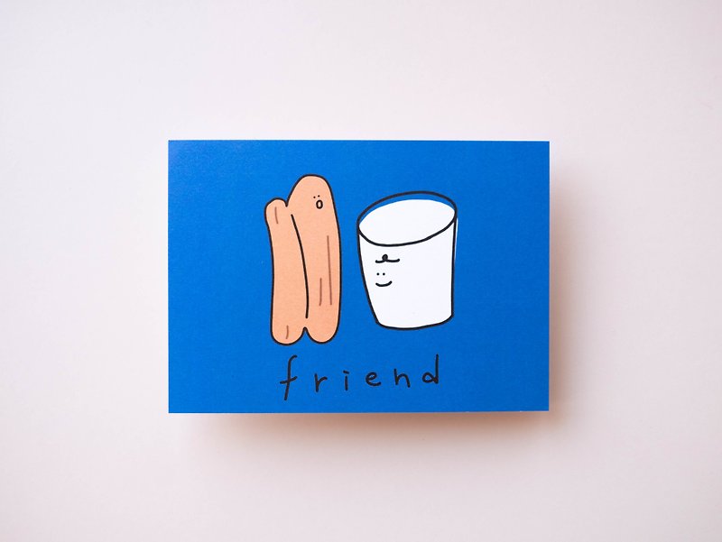 friend postcard - Cards & Postcards - Paper Blue