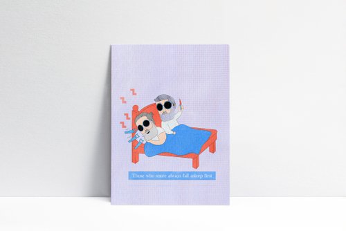 MALUT DESIGN 打呼 | 明信片 | malut