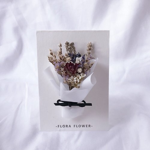 Flora Flower Flora Flower乾燥花卡片-莫蘭迪色系