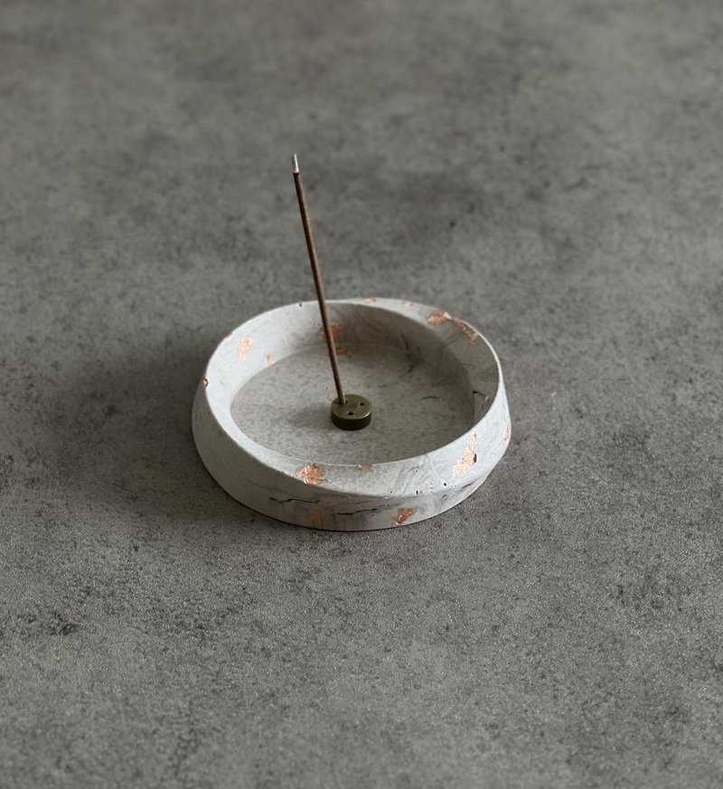 線香座/杯墊/菸灰缸/飾品盤/底座/玫瑰金/聖誕禮物-jesmonite - 擺飾/家飾品 - 環保材質 