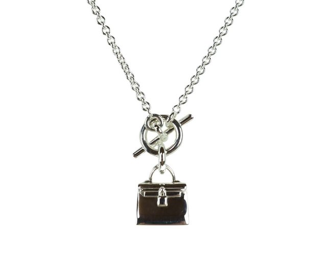 Hermes Amulet Kelly Pendant 925 Silver Necklace - 01263 - Shop