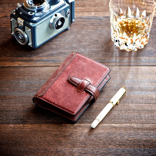 【for ちー様】オーダー品 システム手帳 マイクロ5 カラーオーダー - ショップ 革小物