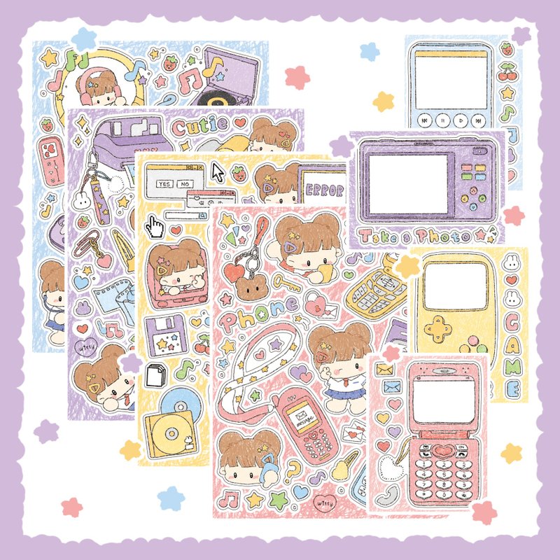 kitsch series - Stickers - Paper Multicolor