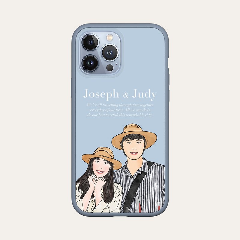 Yuu【Customized】Korean Style Portrait Illustration-Rhino Shield Phone Case Mod NX - Phone Cases - Plastic Multicolor