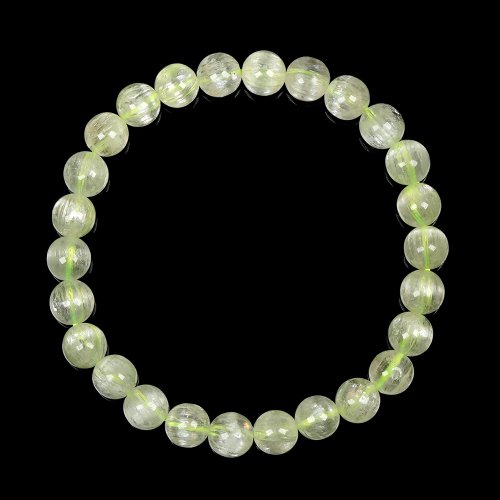 正佳珠寶 Gemsrich Jewelry 【正佳珠寶】綠鋰輝 頂級拉絲貓眼綠鋰輝石 6.8-7.3mm