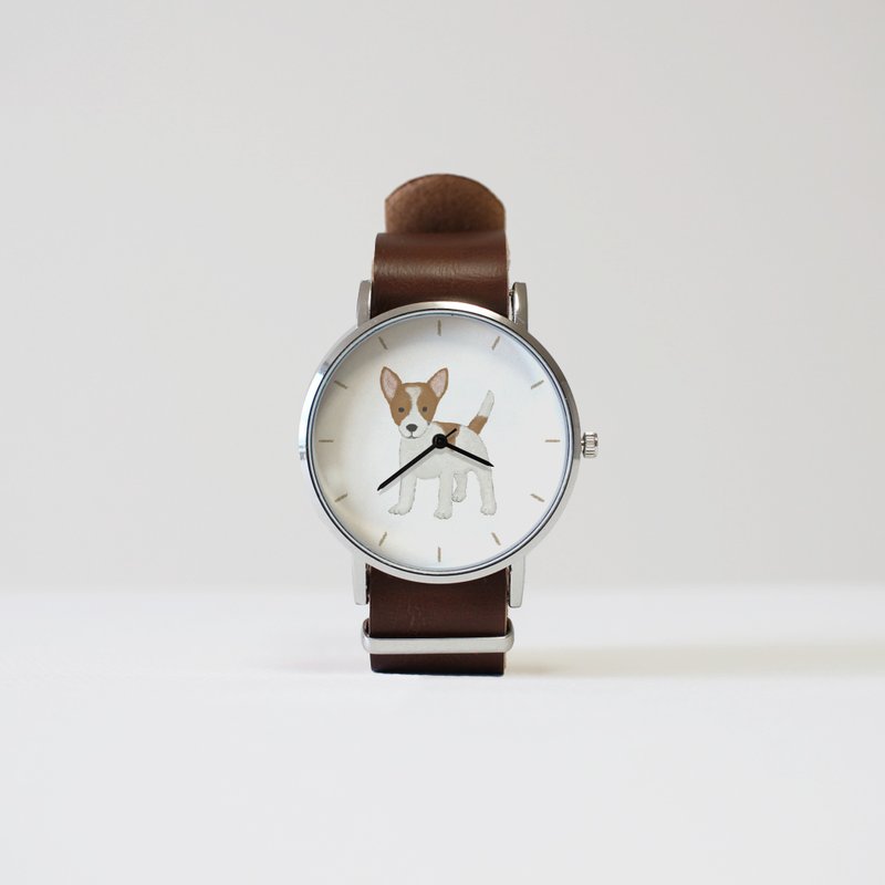 Jack Russell Terrier [protruding ears] watch - Women's Watches - Other Materials Brown