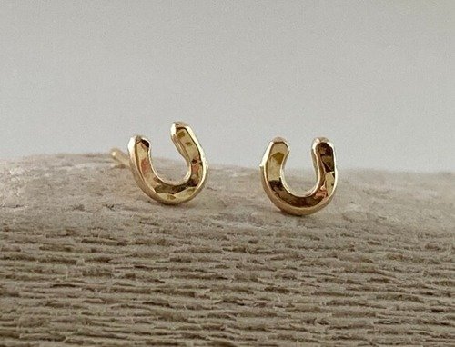 Sae+Sumi Koru K10 馬蹄ホースシュースタッドピアス K10 Hourse Shoe Stud 片耳分から