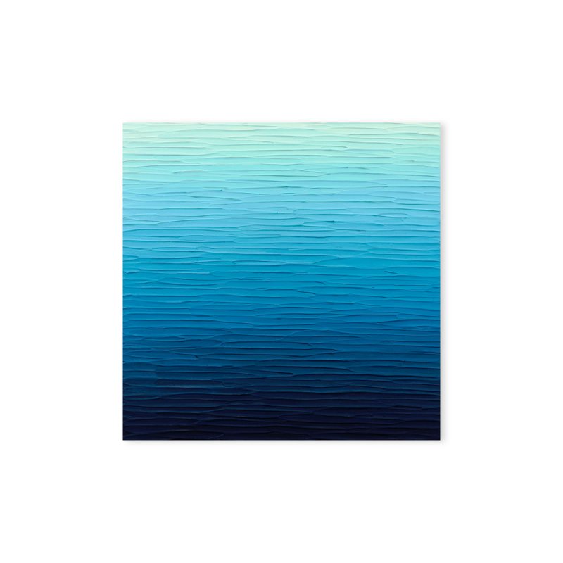 【海洋】藍色壓克力畫/日本製裝飾畫/餐廳掛畫/漸變/質感 - 海報/掛畫/掛布 - 壓克力 藍色