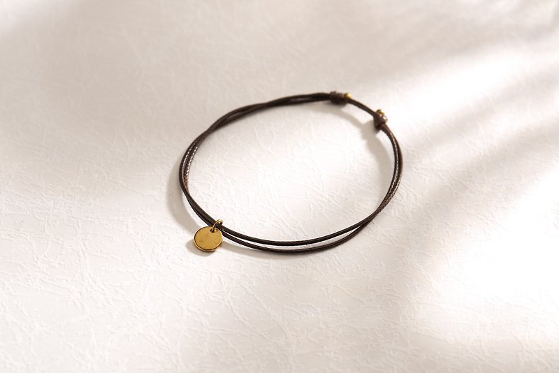 Charlene Handmade Wristband - Bracelets - Thread Gold