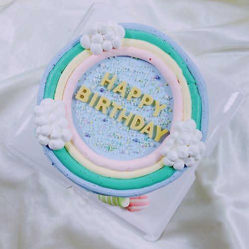 GJ.cake 歡樂派對 生日蛋糕 客製蛋糕 6 8吋 宅配
