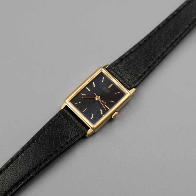 SEIKO 精工錶 1970's 高級金屬藍黑面盤系列 - 女錶 - 其他金屬 