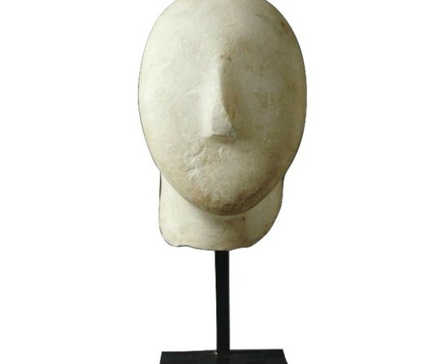 Cycladic Head Sculpture  Sculpture, Sculpture art, Marble sculpture